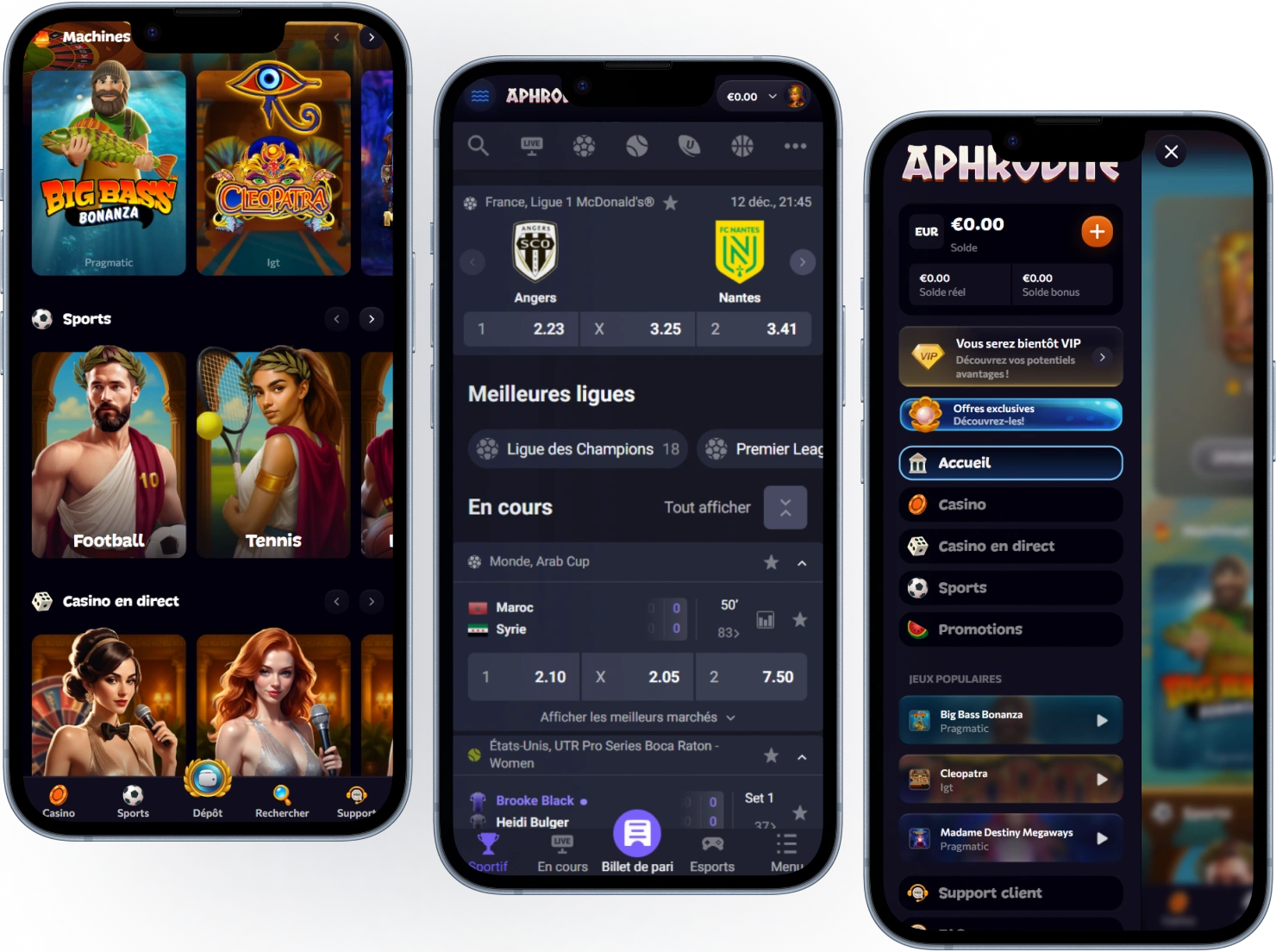 Aphrodite Casino Expérience Mobile