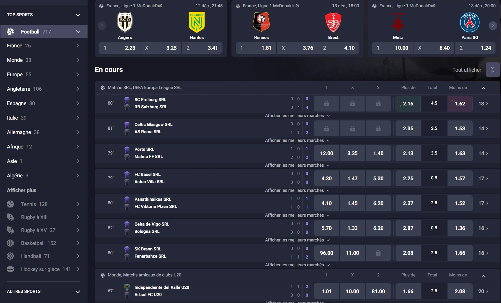 Aphrodite Casino Paris Sportifs