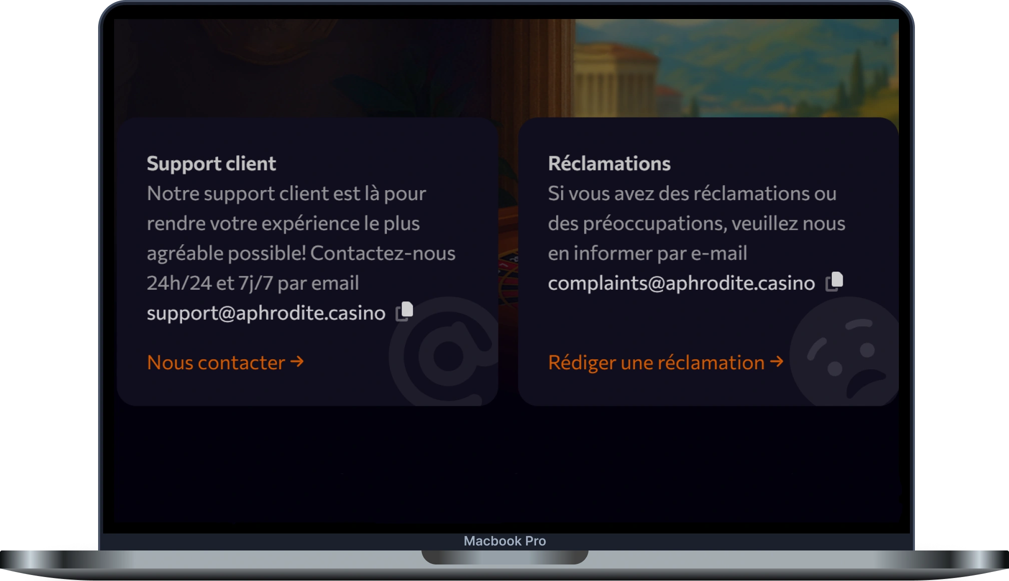 Aphrodite Casino Service Client